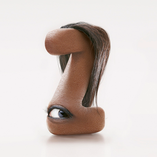 Illustration for article titled This creepy font is made of human flesh